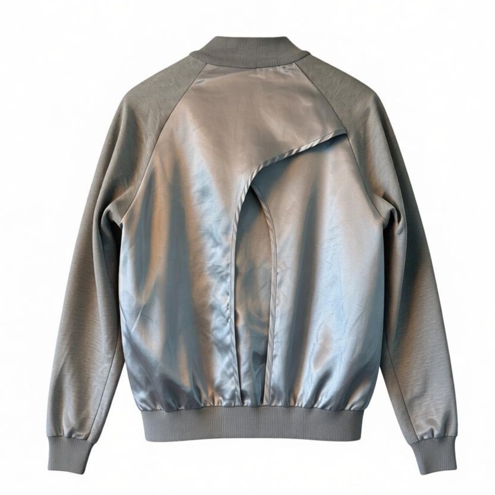adidas Y-3 Gray Full-Zip Sweatshirt - Picture 7 of 7